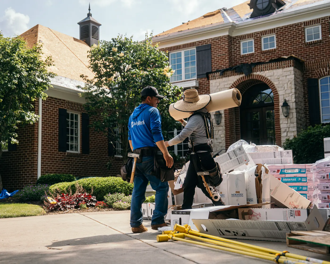 Roof inspection documented on a Speedway home